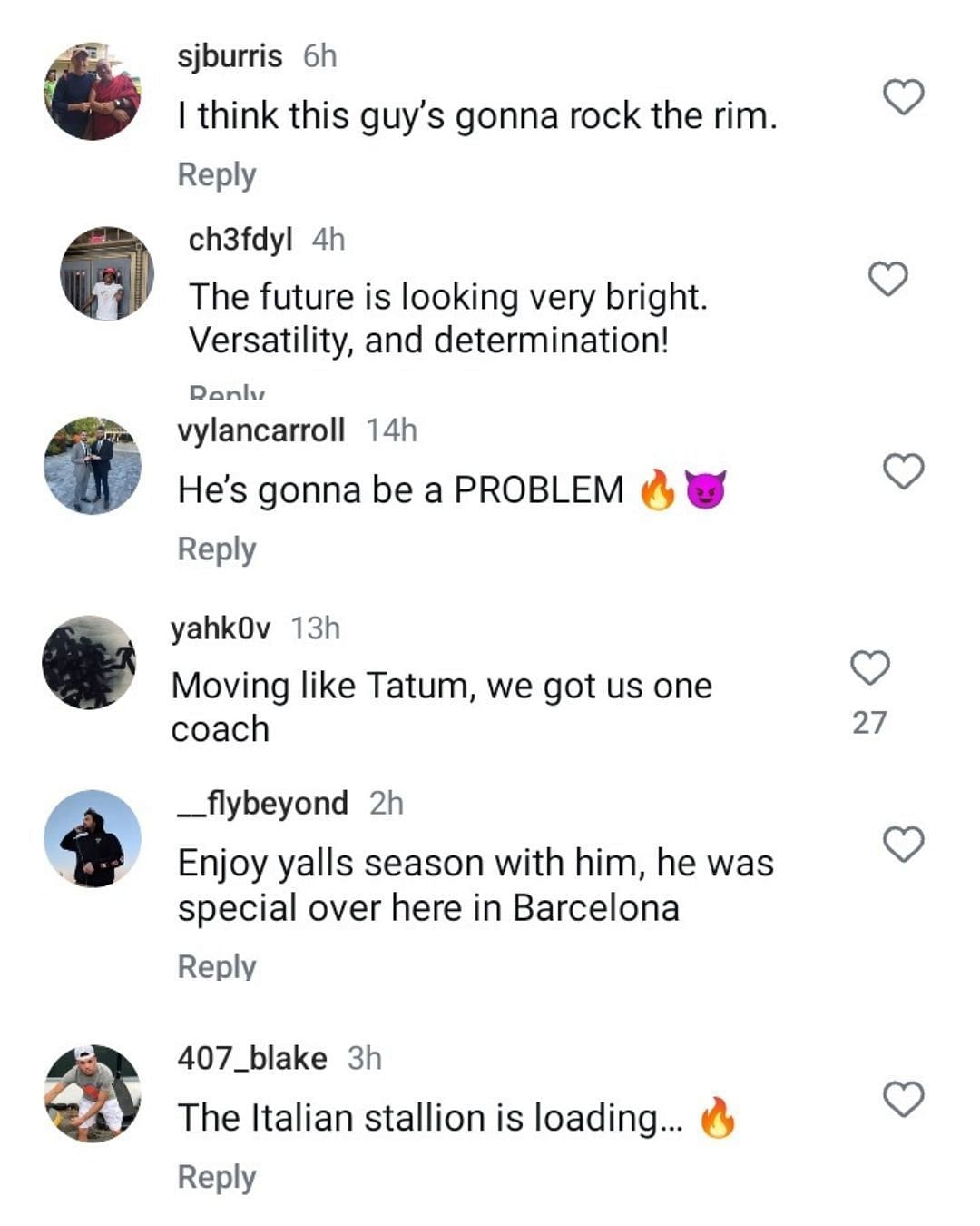 Fans react to AJ Dybantsa's wholesome gesture. (Images via Youtube @aj.dybantsa)